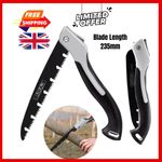 AIRAJ 10” Premium Folding Hand Pruning Saw Carbon Steel Multifunctional Garden
