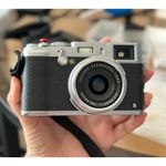 Fujifilm X100S Compact Digital Camera 16.3MP Black Exposure Compensation Silver