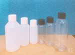 30ML 50ML 100ML PLASTIC BOTTLES NATURAL HDPE OR PET PLASTIC WITH SCREW CAPS UK