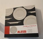 Alessi La Bella Tavola Porcelain Dessert Plates Set of 2 (Boxed) New