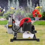 43CC 2 Stroke 1" Petrol Water Pump Portable Pond Garden Irrigation Transfer Pump