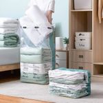 No Need Pump Vacuum Bags Large Plastic Storage Bags for Storing Clothes blankets