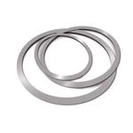 1-5mm 304 Stainless Steel Discs/Rings Custom ID Laser Cut Circle Metal 25-450mm