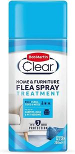 Bob Martin Clear Flea Spray Treatment Home 500ml Flea Tick Dust Mite Killer