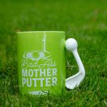 Novelty Golf Mug - Badass Mother Putter -  Funny Golf Gifts Mens