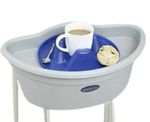 Buckingham Walking Frame Caddy Basket, Lid/Tray, Cup Holder Non-Folding Walkers✅