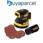 Dewalt DCW210N Cordless Brushless 18v XR Random Orbital Sander 125mm / 10 Sheets