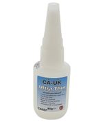 CA-UK Ultra Thin Cyanoacrylate Instant Adhesive, Wicking Bond, 20g