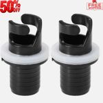 2PCS Inflatable Boat Kayak Air Valve Adapter Pump Hose Connector Fitting