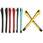 Glasses End Tips Eyeglass Anti Slip Ear Sock Tube Style 4, Multicolor 4 Pairs
