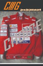 Ayrton Senna Replica Patches Jacket 
