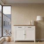 Modern 2 Door Sideboard Cabinet with Drawers Storage Unit for Kitchen Hallway