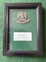 Cap Badge Of Scots Greys Worn By 2nd/Lt John Alexander Thynne Viscount Weymouth.