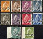 Christmas Island, 1958, Set of 10 Elizabeth II Mint Never Hinged Stamps