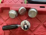 Olympia model 67  Portafilter Handle w/ 3 Filter Baskets Set