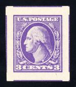 #535, 3c Violet, GEM-OG-NH, jumbo margins, vivid color, 2021 PFC (grade 100J-nh)