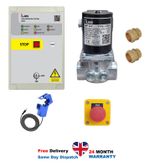 Gas Interlock with Fan Current Clamp Sensor and 3/4" Gas Solenoid Valve (22mm)