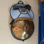 22" 9 notes handpan drum musical instrument with stand and carry bag