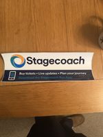 Stagecoach South West bus Branded logo Sticker plan your journey Sticker Vinyl