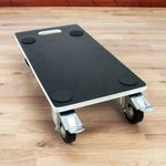 4 Wheel Furniture Transport Roller Dolly Trolley 150kg Load 58x30cm Wooden