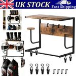 Motorcycle Bicycle Helmet Rack Wall Mount Motorbike Holder Hat Display Stand UK