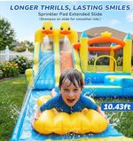Hapfan Large Inflatable Bouncy Castle with Slide for Kids, Large10-1 Active Play