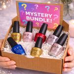 6x OPI Nail Polish Mystery Box Bundle Random Colours Surprise Set