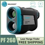 Mileseey 656Yards Laser Golf Range Finder with Slope on/off Vibration Magnetic 