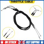 2X 110cm Throttle Cable Wires Set for Harley Davidson Sportster XL883 XL1200