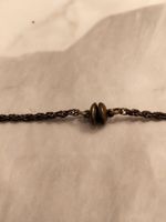 Vintage Style Antique Bronze Filigree Geometric Pendant Necklace Rhinestones