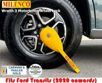 Milenco Wraith 3 Motorhome Wheel Lock Clamp for MOTORHOMES- Ford Transit 2020 on