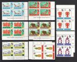 M3874 Bahamas 1978 SG518/25 - 1978 Definitives in corner blocks of 4.