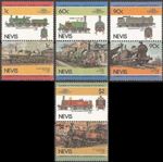 NEVIS 1985 SG277-84 RAILWAY LOCOMOTIVES (3RD SERIES) - MNH