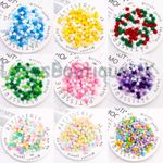 Mixed PomPoms Craft Balls Soft Pompoms Different color DIY Crafts Decorations
