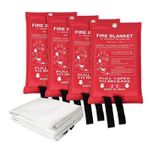 4X Large Fire Blanket – Quick-Release Safety Cover for Kitchen, Home & Workplace