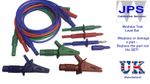 Fluke 1651 Test Leads Probes Crocodile Alligator Red Blue Green & Calibration