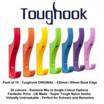 TOUGHOOK (120mm) Super Strong Coat Hooks for Schools - Virtually Unbreakable