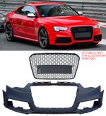 FRONT BUMPER BODYKIT CONVERSION PRIMED RS5 STYLE FOR AUDI A5 8T B8 2012-2016