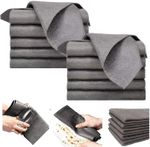 10PCS Microfiber Magic Glass Cleaning Cloth Dishcloth Lint Free Rag Polish Cloth