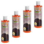 4 x 250ml HOB BRITE Ceramic Glass Halogen Induction Cream Hob Cleaner Powerful