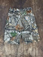 Men's Carhartt Double Knee Carpenter Jorts/Shorts | RealTree | W36 | Relaxed Fit