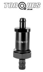 8mm 5/16" Barb Rollover Fuel Tank /Vent Valve Inline Vertically Mounted In Black