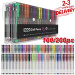 Gel Pen Set Metallic Pastel Glitter Gel Pens for Adult Kids Colouring Book