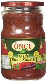 Öncü Mild Red Pepper Paste 700g Turkish Sweet Pepper Paste Cooking Jar