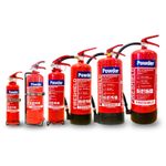 FireShield ABC Dry Powder Fire Extinguisher Kitchen Garage Inc Bracket 1kg - 9kg