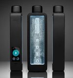 ECHO Flask 12oz Hydrogen Water Bottle Generator SPE/PEM USB-C w/box TESTED