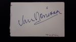 Van Morrison Autograph