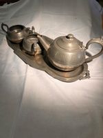 pewter tea set