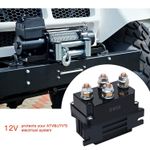 12V 500A Solenoid Winch Relay Contactor Suitable 8000LB-15000LBS 4WD ATV UTV 4X4