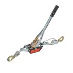 2 Ton Dual Gear Power Puller Heavy Duty 2 Hook Cable Puller Hand Winch NEW